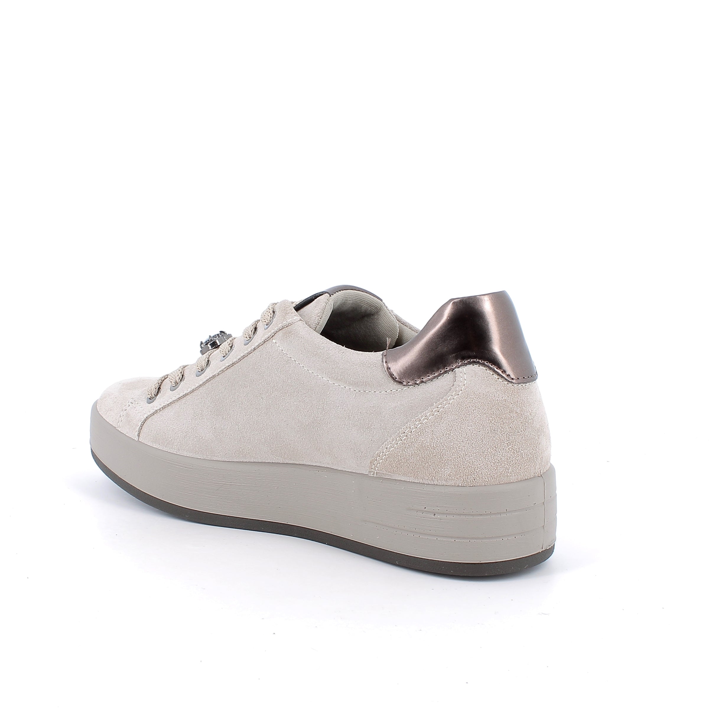 Women’s Fashion Platform Sneakers with Glitter and Jewel Detail