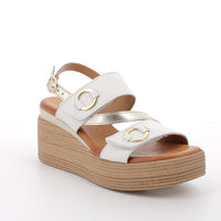 Women’s Platform Wedge Sandals White