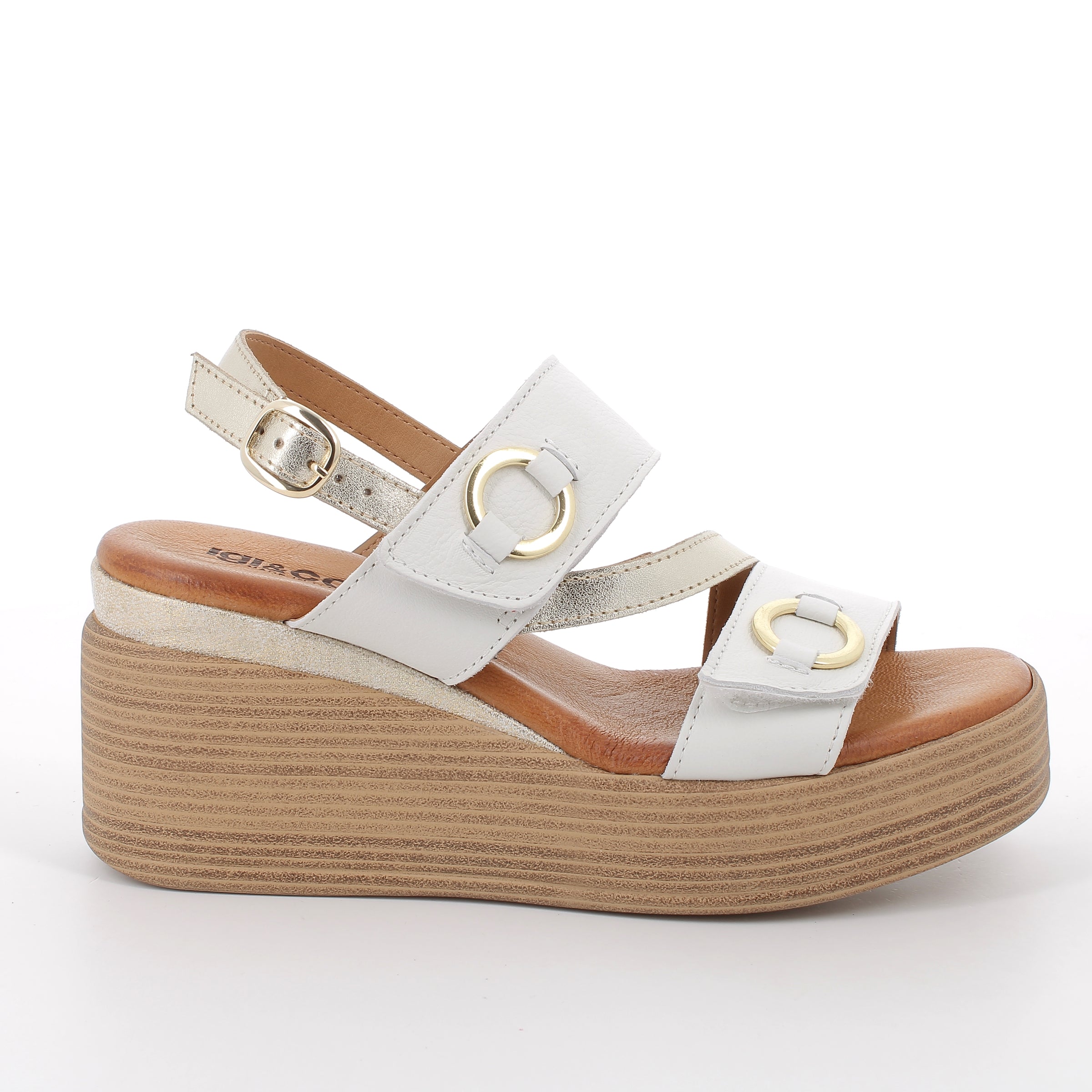 Women’s Platform Wedge Sandals White