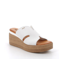 Women’s Slide Wedge Sandals White