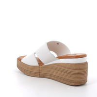 Women’s Slide Wedge Sandals White
