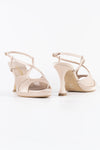 Bella Blush Satin Platform Sandals