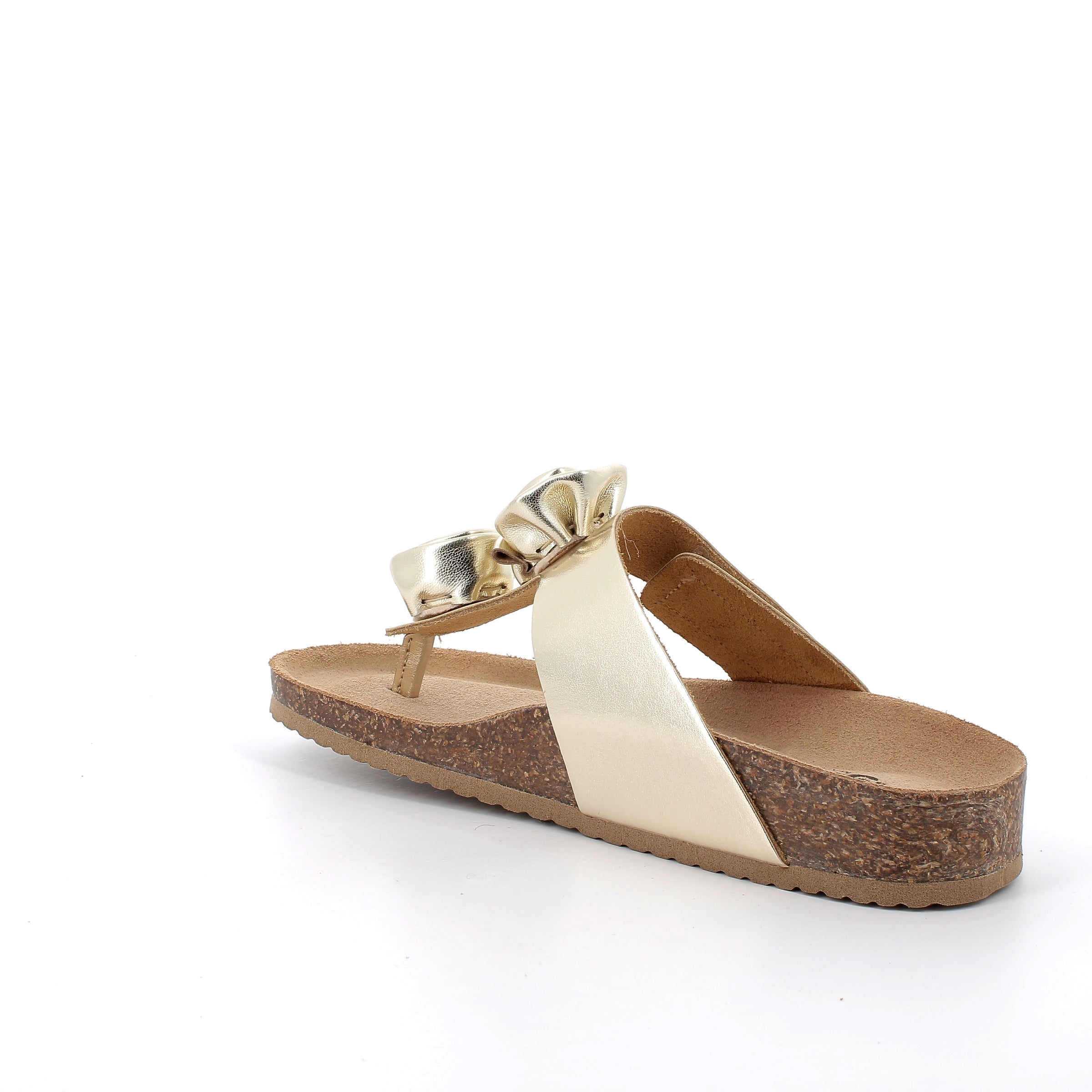 Women’s Platinum Thong Sandals with Adjustable Strap